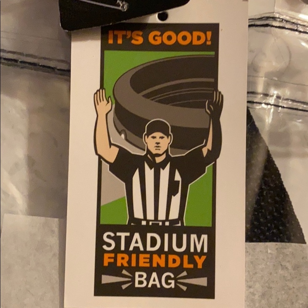 NFL Seahawks Clear Square Stadium Tote Bag. - Picture 4 of 5